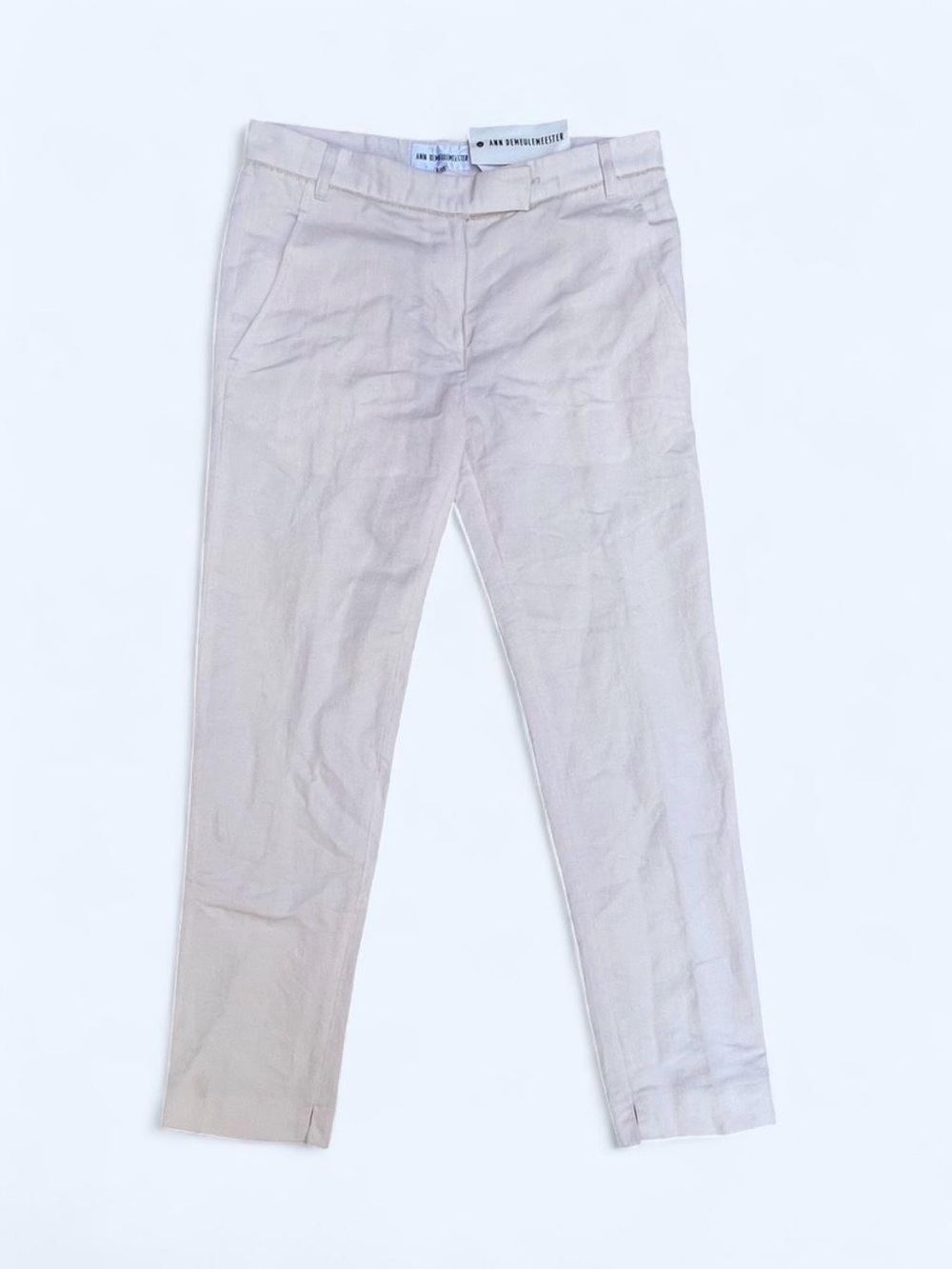 NWT Ann Demeulemeester pale pink trousers minimalist classic quite luxury preppy